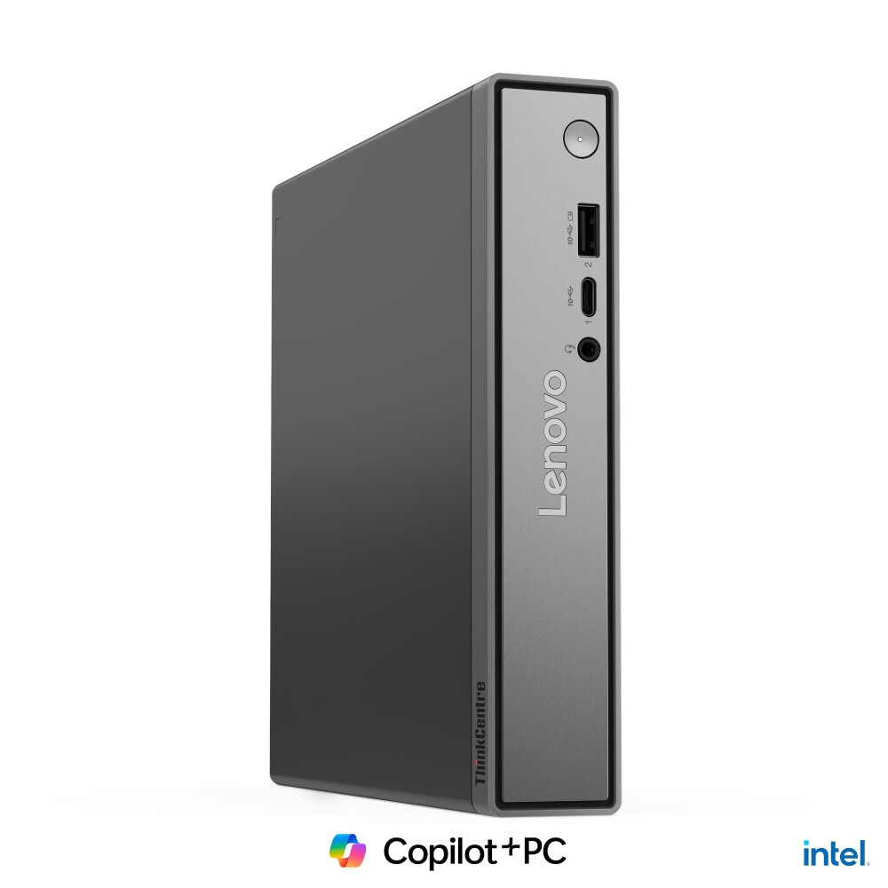 Настолен компютър - Lenovo ThinkCentre neo 50q G6 Tiny Intel Core Ultra 5 226V, 8C (up to 4.5GHz, 8MB), 16GB LPDDR5X-8533, 512GB SSD, Integrated Arc Graphics, WLAN, BT, USB KB, Mouse, Speakers, DOS, 3Y Onsite