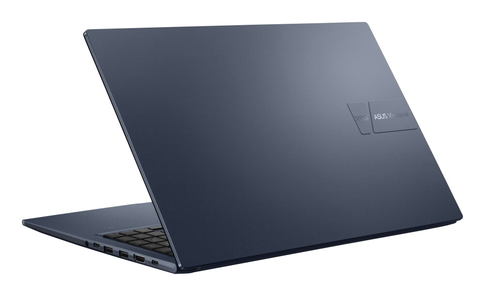 Лаптоп - Asus Vivobook M1502XA-BQ012NA, AMD Ryzen 7 7840HS 3.8GHz (8-core/16-thread, 16MB cache, up to 5.1GHz max boost),15.6 "FHD(1920X1080) 16:9, 8GB DDR5 (on BD), 512 GB SSD,Backlit Keyboard, NO OS, Quiet Blue, no adapter