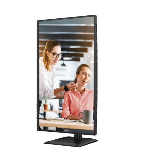 Монитор - AOC Q27E4CV, 27" IPS WLED, 2560x1440@120Hz, 4ms GtG, 1ms MPRT, 350cd m/2, 1500:1, 50M:1 DCR, Adaptive Sync, FlickerFree, Anti-Blue light, 2Wx2, Tilt, Height Adjust, Pivot, Swivel, HDMI, DP, USB hub, RJ45