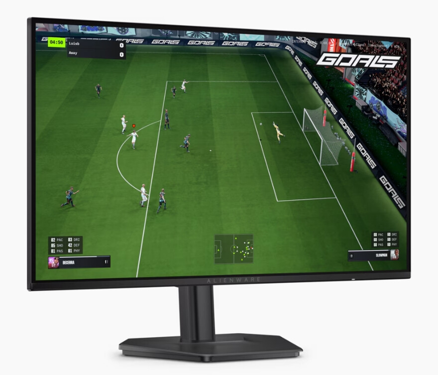 Монитор - Dell Alienware AW2726DL, 27" IPS AG, WQHD 2560x1440, 93% DCI-P3, AMD FreeSync Premium, 280Hz, 1 ms GTG, 1000:1, 400 cd/m2, HDR 10, VRR, VESA AdaptiveSync, HDMI, DP, Height Adjustable, Pivot, Swivel, Tilt, Black
