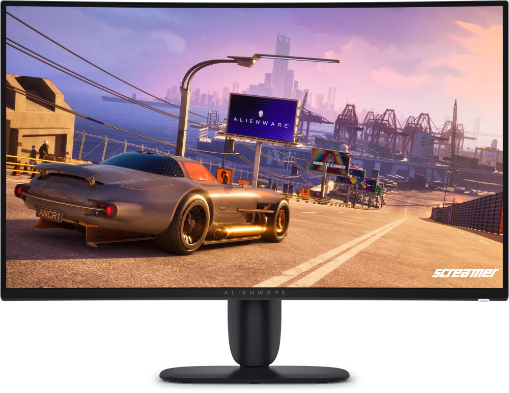 Монитор - Dell Alienware AW3226DM, 31.5" Curved VA AG, WQHD 2560x1440, 95% DCI-P3, AMD FreeSync Premium, 240Hz, 1 ms GTG, 3000:1, 400 cd/m2, HDR, VRR, HDMI, DP, USB Hub, USB-C, PIP, PBP, Height Adjustable,Tilt, Black