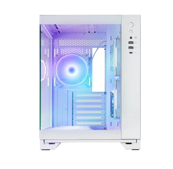 Кутия за компютър - Chieftec Visio White + Chieftec Iceberg 240 RGB White + Chieftec Vega 850W ATX 3.1 White