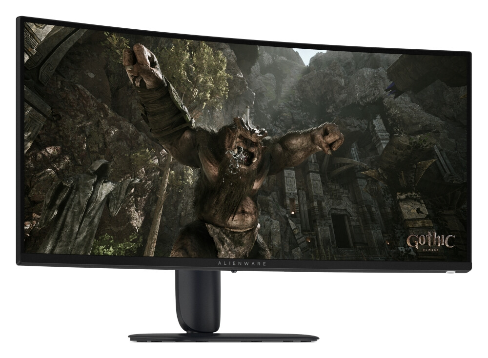 Монитор - Dell Alienware AW3426DWM, 34.5", 21:9, Curved VA AG, UW-QHD 3440x1440, 95% DCI-P3, AMD FreeSync Premium, 240Hz, 1 ms GTG, 3000:1, 400 cd/m2, HDR, VRR, HDMI, DP, USB Hub,  USB-C, PIP, PBP, Height Adjustable,Pivot, Tilt, Black