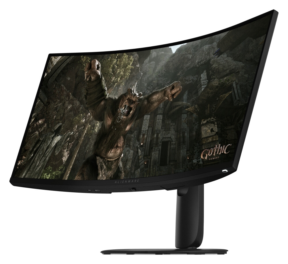 Монитор - Dell Alienware AW3426DWM, 34.5", 21:9, Curved VA AG, UW-QHD 3440x1440, 95% DCI-P3, AMD FreeSync Premium, 240Hz, 1 ms GTG, 3000:1, 400 cd/m2, HDR, VRR, HDMI, DP, USB Hub,  USB-C, PIP, PBP, Height Adjustable,Pivot, Tilt, Black