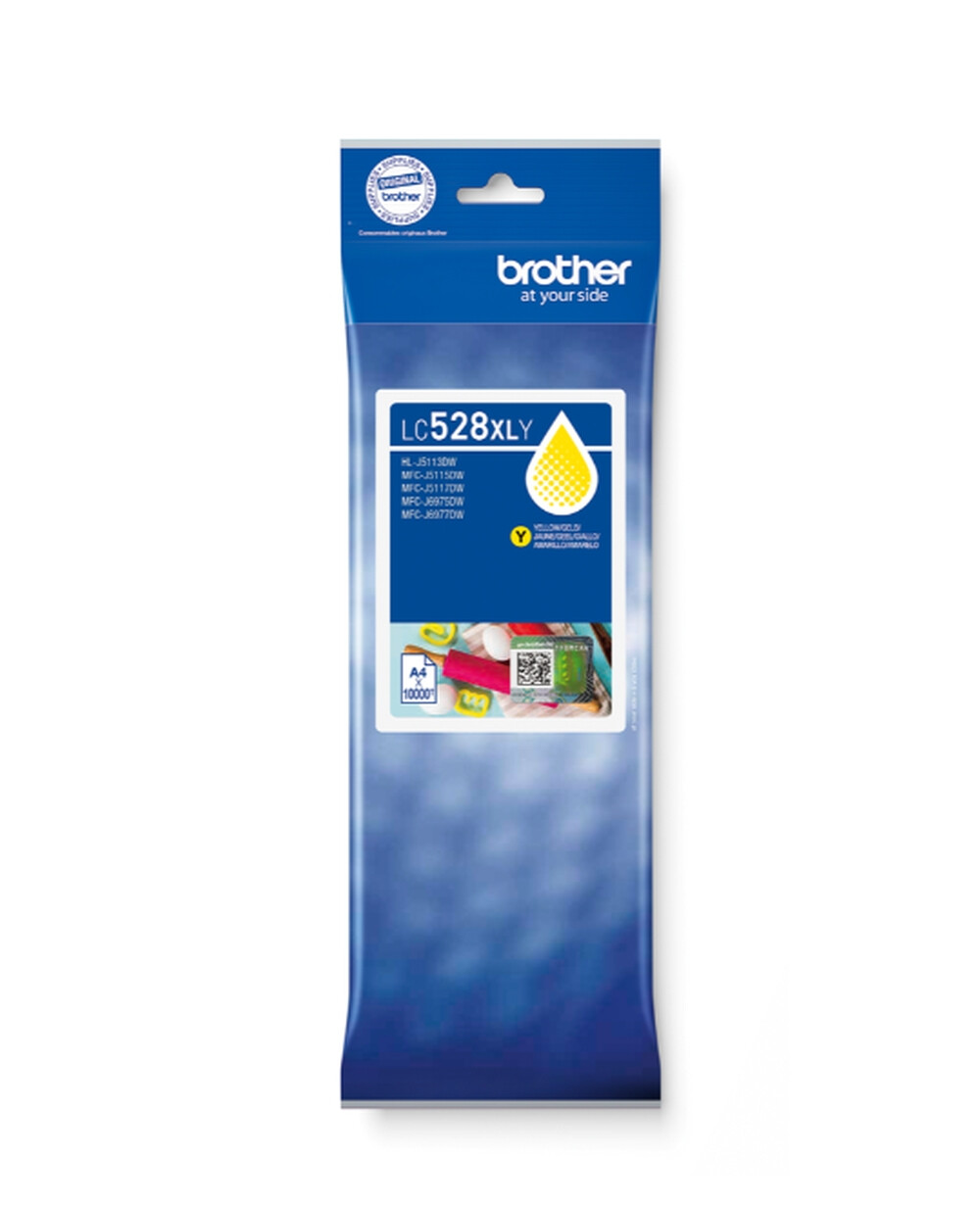 Консуматив - Brother LC528XLY Yellow Ink Cartridge  - 10000 page yield