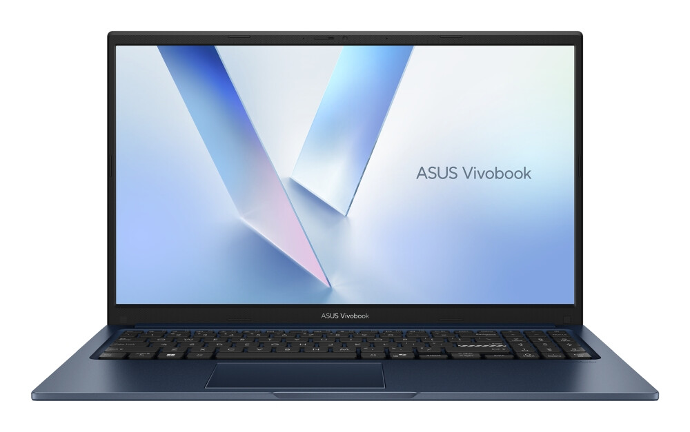 Лаптоп - Asus Vivobook X1504MA-BQ204NA,Intel Core 7 350 1.5 GHz(6 MB cache up to 4.8 GHz) , 15.6" FHD,(1920x1080),16GB DDR5, SSD 512 GB, No OS, Quiet Blue,US, no adapter