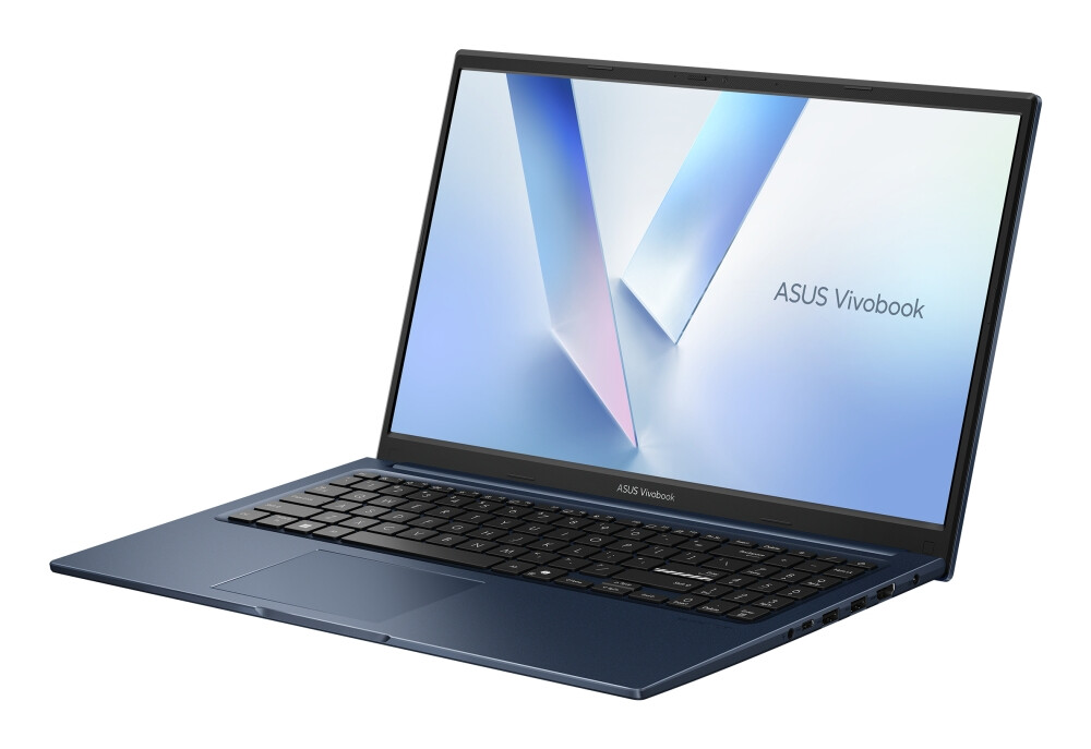 Лаптоп - Asus Vivobook X1504MA-BQ204NA,Intel Core 7 350 1.5 GHz(6 MB cache up to 4.8 GHz) , 15.6" FHD,(1920x1080),16GB DDR5, SSD 512 GB, No OS, Quiet Blue,US, no adapter