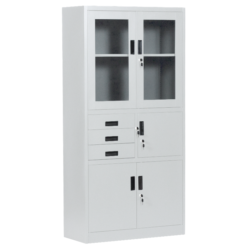 Метален шкаф Carmen CR-1240 E K - сив