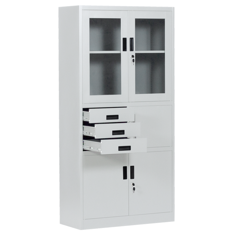 Метален шкаф Carmen CR-1240 E K - сив