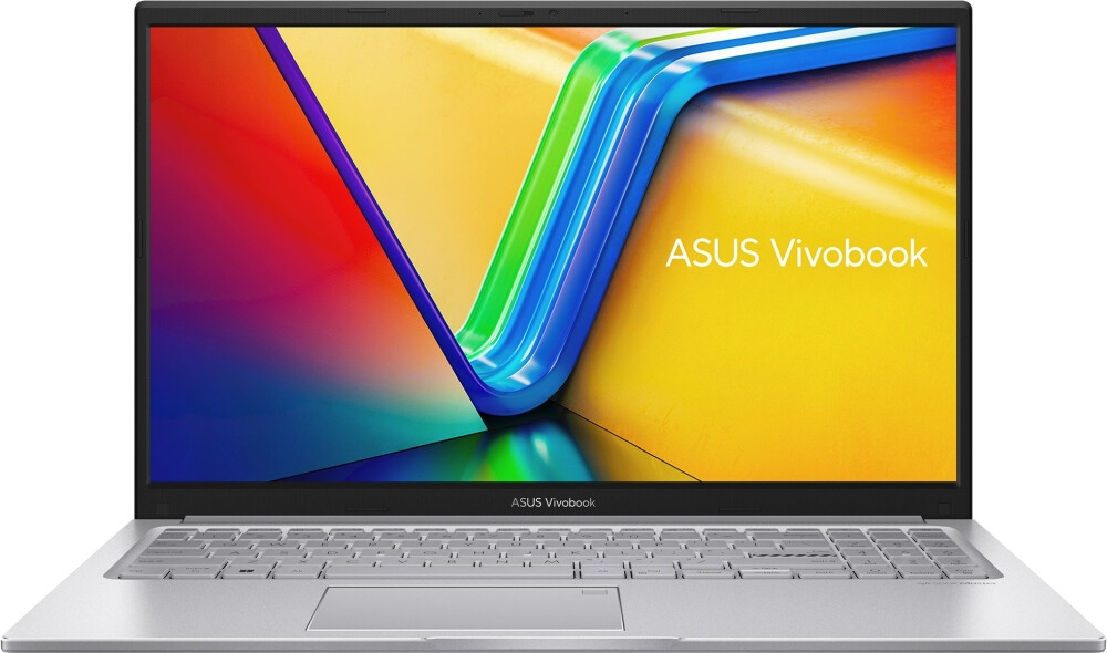 Лаптоп - Asus Vivobook X1504VA-BQ5639NA,Intel Core 3 100U 1.2 GHz (10MB Cache, up to 4.7 GHz, 6 cores, 8 Threads), 15.6" FHD,(1920x1080),8GB DDR5 , SSD 256GB, Chiclet Keyboard with Num-key,No OS, Cool Silver,US, no adapter