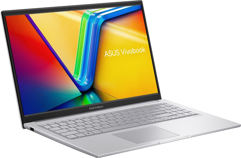 Лаптоп - Asus Vivobook X1504VA-BQ5639NA,Intel Core 3 100U 1.2 GHz (10MB Cache, up to 4.7 GHz, 6 cores, 8 Threads), 15.6" FHD,(1920x1080),8GB DDR5 , SSD 256GB, Chiclet Keyboard with Num-key,No OS, Cool Silver,US, no adapter