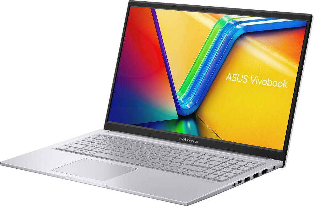Лаптоп - Asus Vivobook X1504VA-BQ5639NA,Intel Core 3 100U 1.2 GHz (10MB Cache, up to 4.7 GHz, 6 cores, 8 Threads), 15.6" FHD,(1920x1080),8GB DDR5 , SSD 256GB, Chiclet Keyboard with Num-key,No OS, Cool Silver,US, no adapter