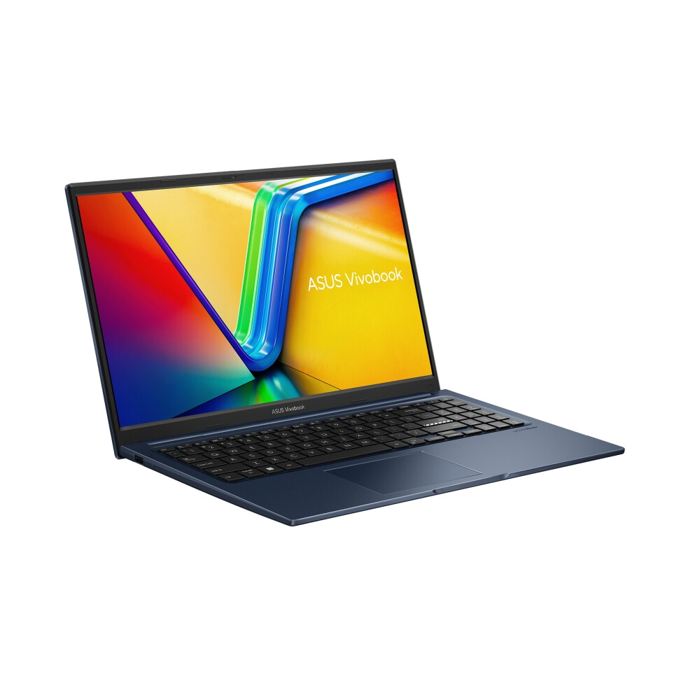 Лаптоп - Asus Vivobook X1504VA-BQ5718NA,Intel Core 3 100U 1.2 GHz (10MB Cache, up to 4.7 GHz, 6 cores, 8 Threads), 15.6" FHD,(1920x1080),8GB DDR5 , SSD 256GB, Chiclet Keyboard with Num-key,No OS, Quiet Blue,US, no adapter