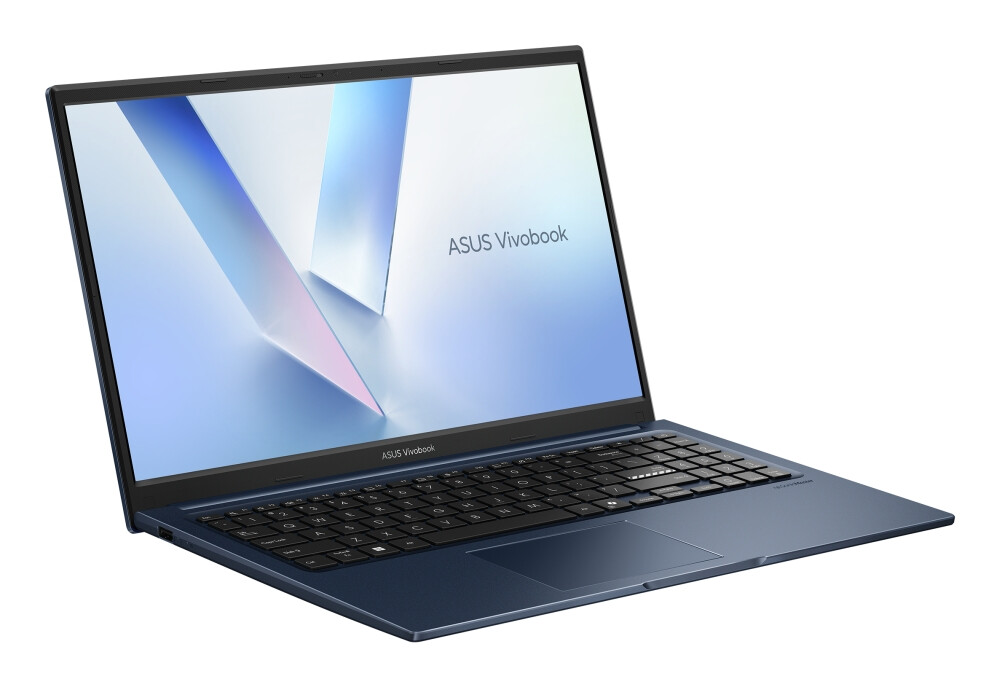 Лаптоп - Asus Vivobook X1504MA-BQ773NA,Intel 5 315 1.5 GHz (6MB Cache, up to 4.4 GHz, 6 cores, 6 Threads) up to 15TOPS, 15.6" FHD,(1920x1080),16GB DDR5, SSD 512 GB, No OS, Quiet Blue,US, no adapter