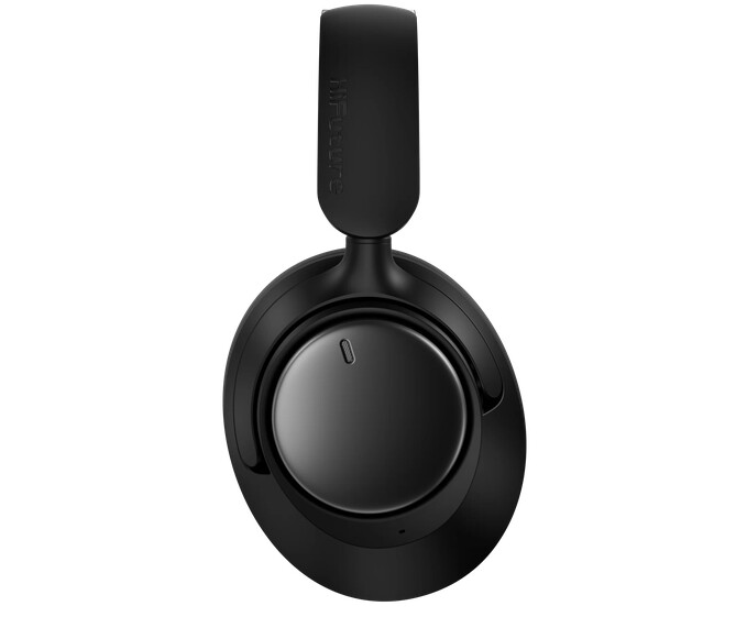 Слушалки - HiFuture TOUR MkII Black, Hybrid Active Noise Canceling, 40Hours Playtime, Memory Protein Foam Cover, Metallic Headband, Wireless 5.4, AUX Cable