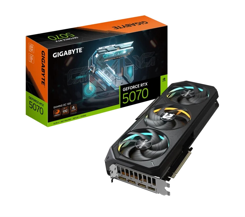 Видео карта - Gigabyte GeForce RTX 5070 12GB GDDR7 Gaming OC