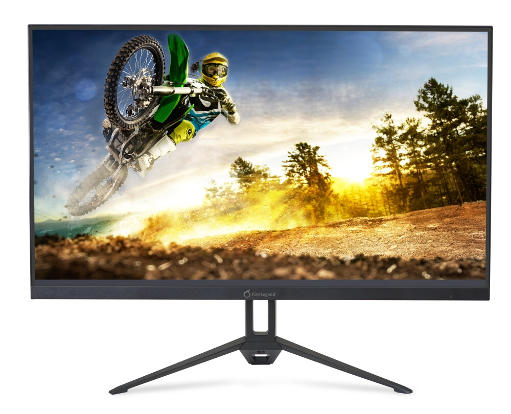 Монитор - Aopen 24KG3YS1bipx, 23.8'' IPS, FHD (1920x1080), ZeroFrame, FreeSync, 180Hz, 1ms, 100M:1, 250 nits, 1x HDMI 2.1, 1x DP 1.2, Audio Out, BlueLightShield, Tilt, Black