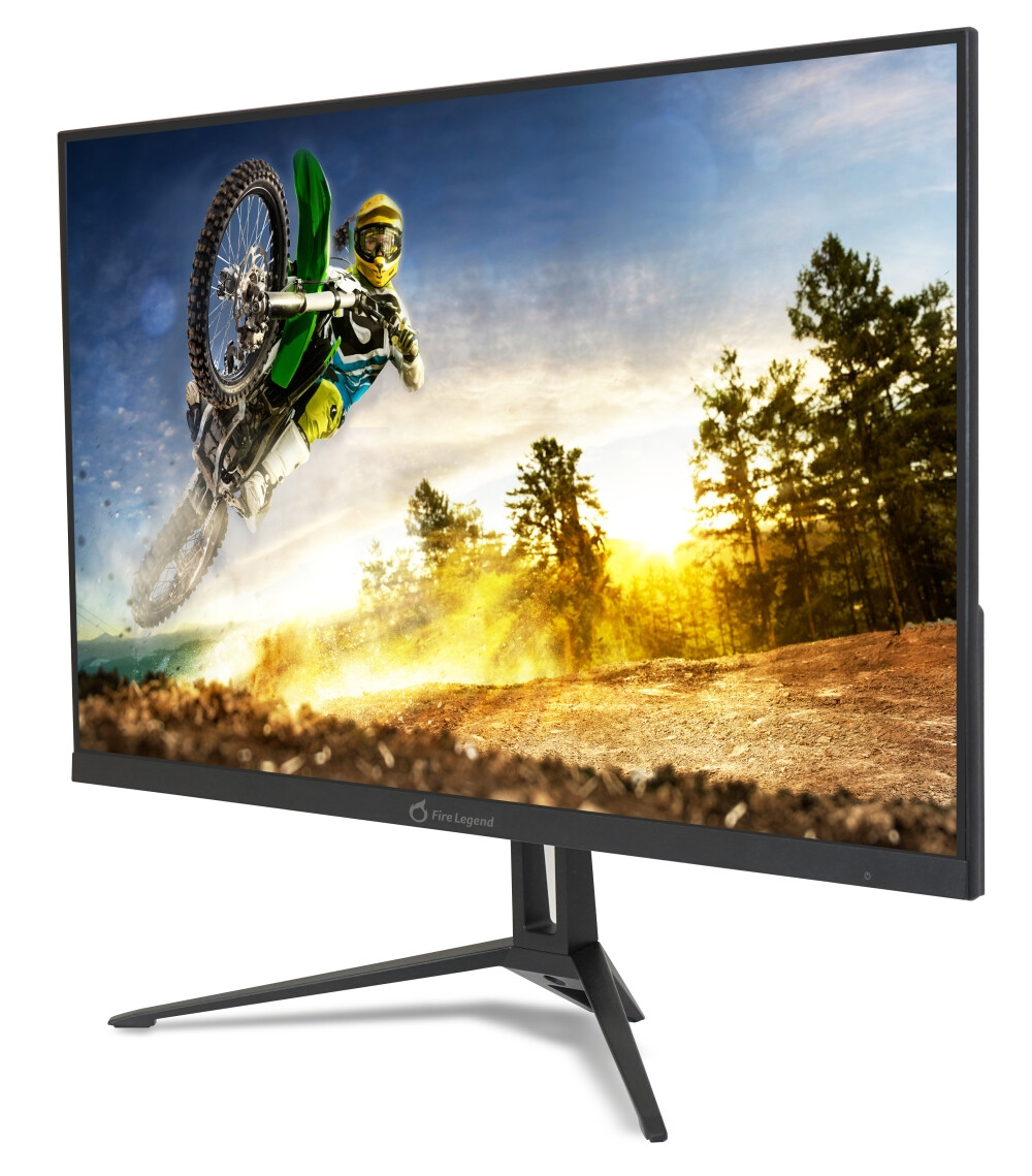 Монитор - Aopen 24KG3YS1bipx, 23.8'' IPS, FHD (1920x1080), ZeroFrame, FreeSync, 180Hz, 1ms, 100M:1, 250 nits, 1x HDMI 2.1, 1x DP 1.2, Audio Out, BlueLightShield, Tilt, Black