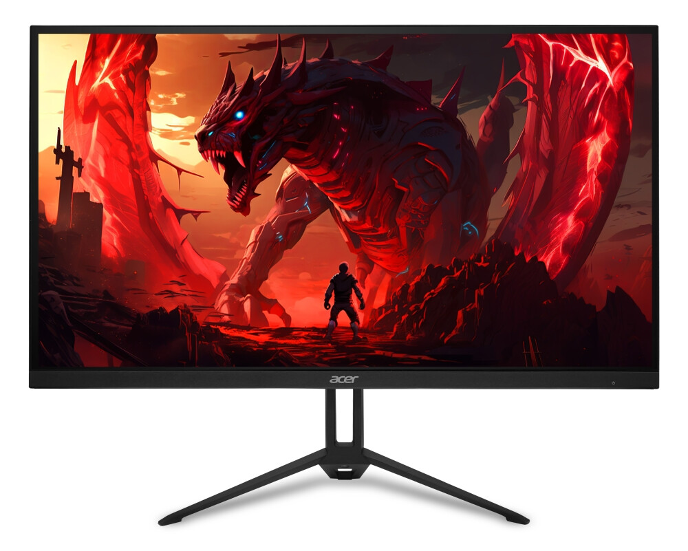 Монитор - Acer Nitro KG273UW2bmiippx, 27'' IPS, QHD (2560x1440), ZeroFrame, FreeSync Premium, 240Hz (DP)/144Hz (HDMI), 0.5ms/1ms, 100M:1, 250 nits, HDR10, 99% sRGB, 2x HDMI 2.0, 2xDP 1.4, Audio Out, Speakers, Tilt, VESA, Black