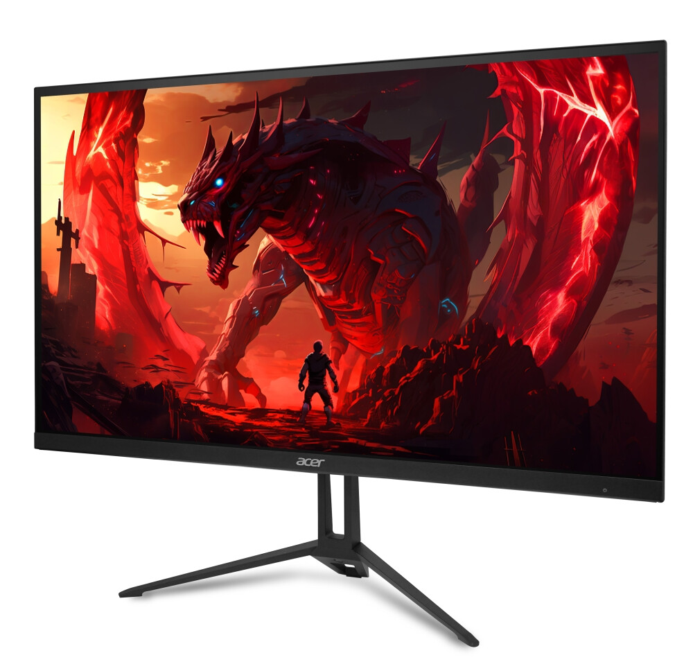 Монитор - Acer Nitro KG273UW2bmiippx, 27'' IPS, QHD (2560x1440), ZeroFrame, FreeSync Premium, 240Hz (DP)/144Hz (HDMI), 0.5ms/1ms, 100M:1, 250 nits, HDR10, 99% sRGB, 2x HDMI 2.0, 2xDP 1.4, Audio Out, Speakers, Tilt, VESA, Black