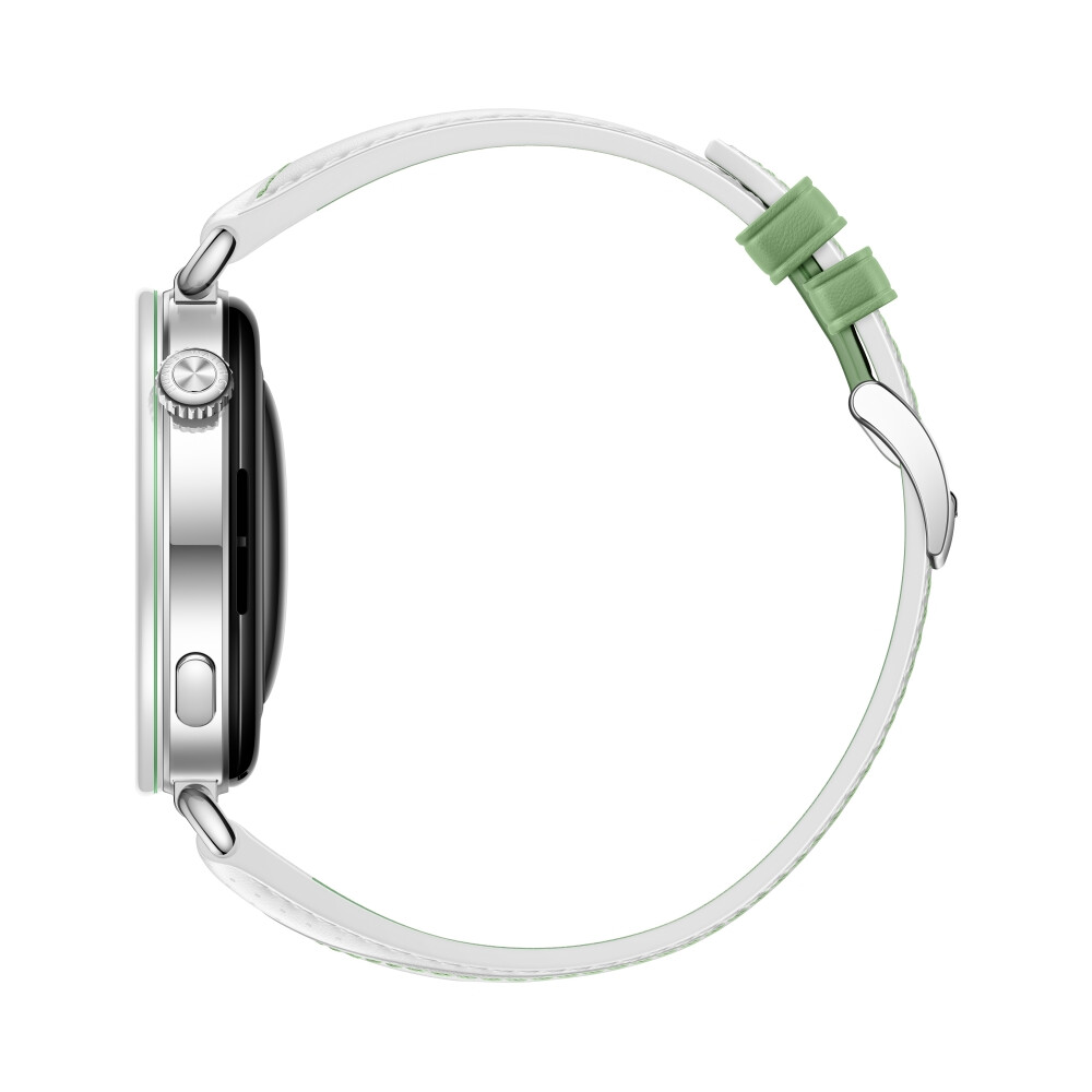 Часовник - Huawei Watch GT 7  Konsu-B39LG White and Green Composite Leather