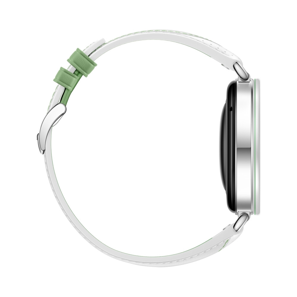 Часовник - Huawei Watch GT 7  Konsu-B39LG White and Green Composite Leather