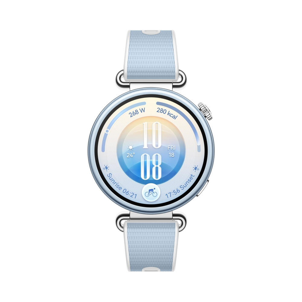 Часовник - Huawei Watch GT 7  Konsu-B39FB Blue and White Fluoroelastomer