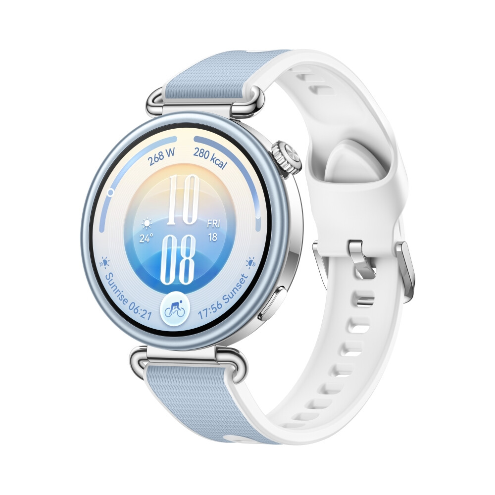 Часовник - Huawei Watch GT 7  Konsu-B39FB Blue and White Fluoroelastomer