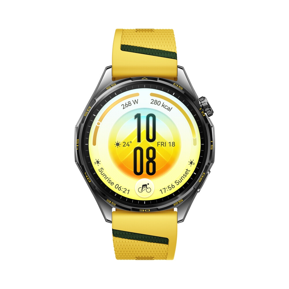 Часовник - Huawei Watch GT 7  Atum-B39FY Yellow and Green Fluoroelastomer