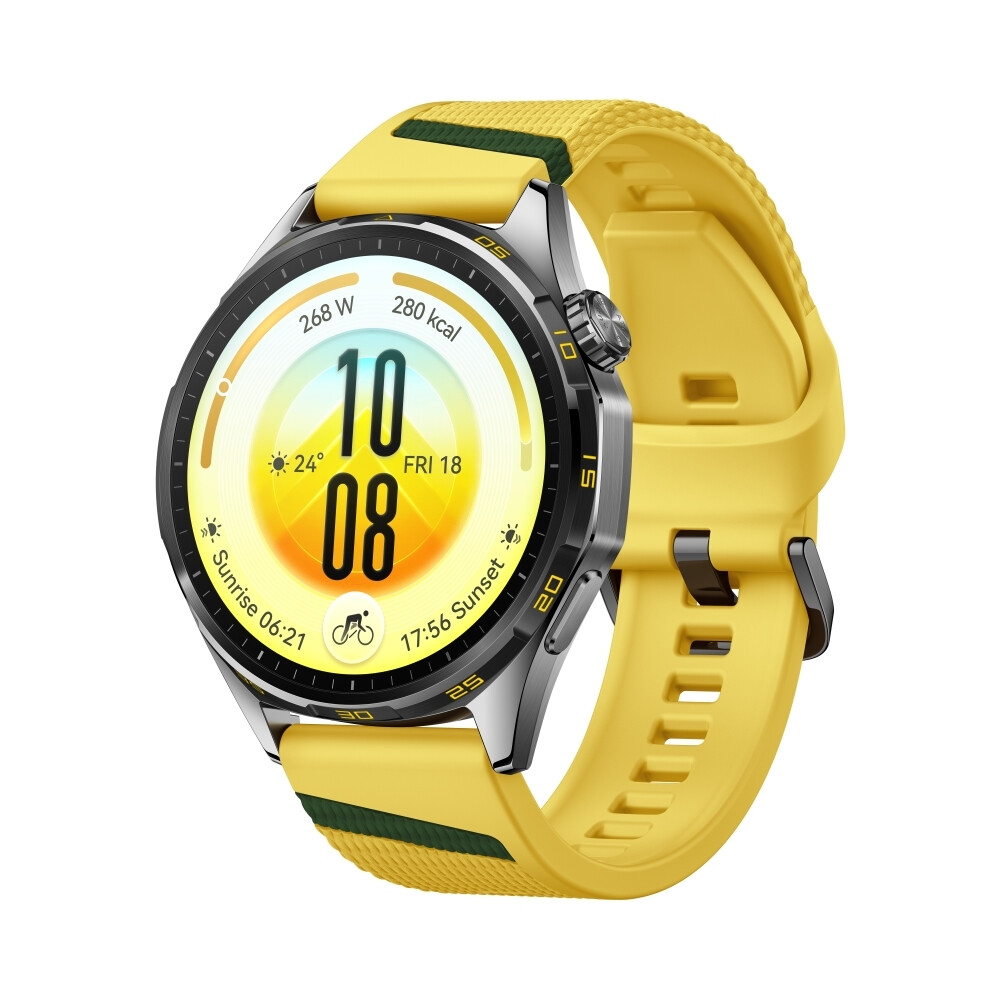 Часовник - Huawei Watch GT 7  Atum-B39FY Yellow and Green Fluoroelastomer