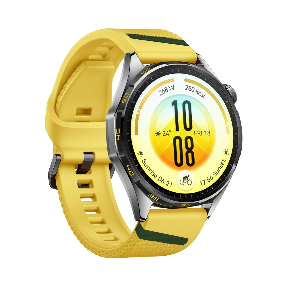 Часовник - Huawei Watch GT 7  Atum-B39FY Yellow and Green Fluoroelastomer