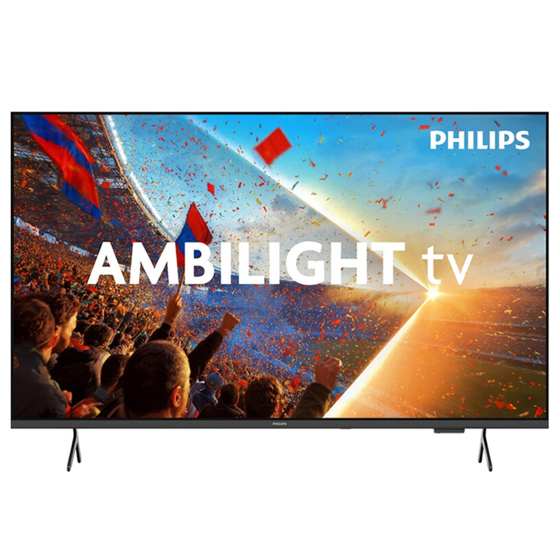 Телевизор - Philips 50PUS8001/12, 50" 4K UHD LED, 3840x2160p, 60Hz, DVB-T/T2/T2-HD/C/S/S2, 3 sided Ambilight, CL+2.0, Perfect Pixel UHD, HDR10, HLG, Titan OS, Dolby Atmos, 3*HDMI, 2*USB, 802.11ac, BT 5.2, Easy Link 3.0, 20W RMS, Black