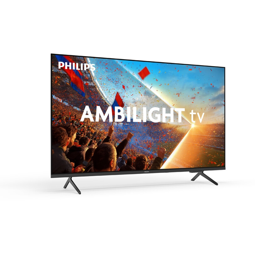 Телевизор - Philips 50PUS8001/12, 50" 4K UHD LED, 3840x2160p, 60Hz, DVB-T/T2/T2-HD/C/S/S2, 3 sided Ambilight, CL+2.0, Perfect Pixel UHD, HDR10, HLG, Titan OS, Dolby Atmos, 3*HDMI, 2*USB, 802.11ac, BT 5.2, Easy Link 3.0, 20W RMS, Black