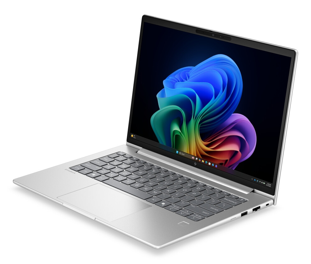 Лаптоп - HP EliteBook 6 G2i AI 14 Pike Silver, Core Ultra 7 355(up to 4.7Ghz/12MB/80C), 14" WUXGA AG 300nits, 16GB 5600 MHz 1DIMM, 512MB PCIe SSD, WiFi 7 + BT 6, FPR, Backlit Kbd, 3C Batt, Win 11 Pro, 3Y Warranty Onsite