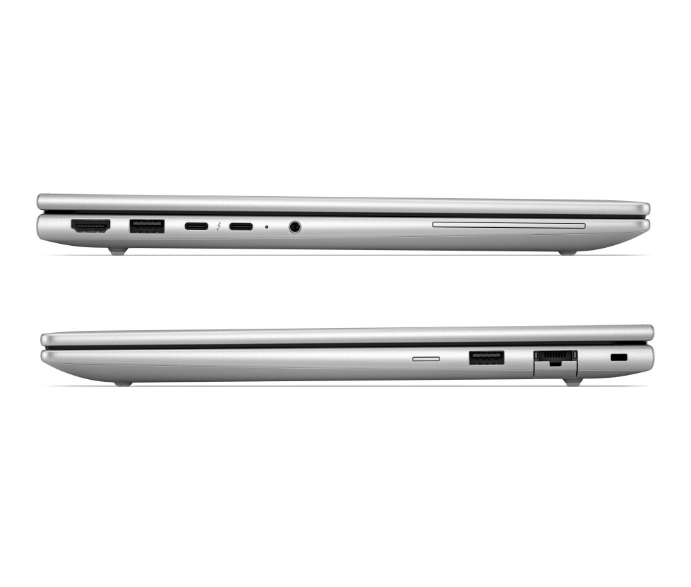 Лаптоп - HP EliteBook 6 G2i AI 14 Pike Silver, Core Ultra 7 355(up to 4.7Ghz/12MB/80C), 14" WUXGA AG 300nits, 16GB 5600 MHz 1DIMM, 512MB PCIe SSD, WiFi 7 + BT 6, FPR, Backlit Kbd, 3C Batt, Win 11 Pro, 3Y Warranty Onsite