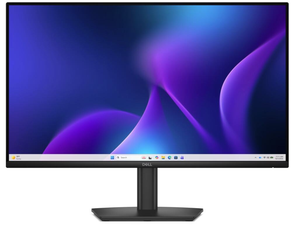Монитор - Dell E2426H, 23.8" LED Anti-Glare, IPS, 5ms GTG, 120Hz, 1000:1, 250 cd/m2, 1920x1080 Full HD, HDMI, VGA, Display Port, Low Blue Light, Tilt, Black