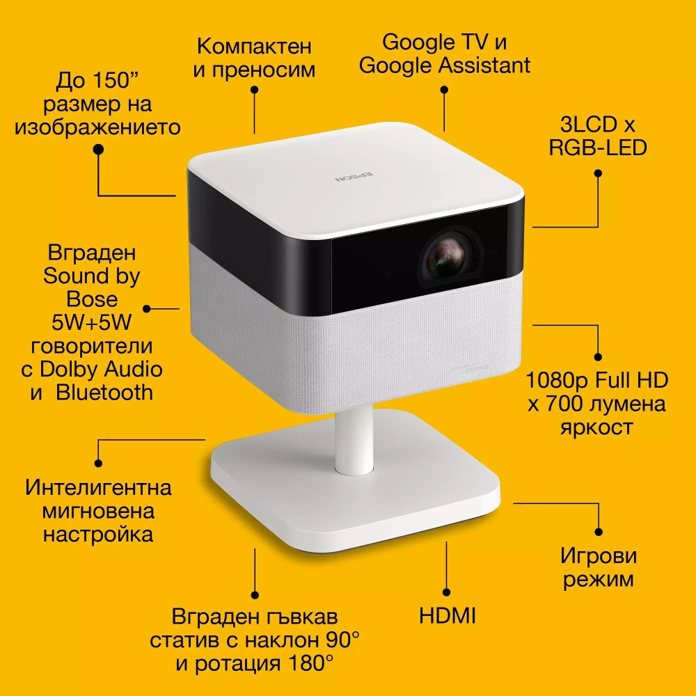 Мултимедиен проектор - Epson EF-71