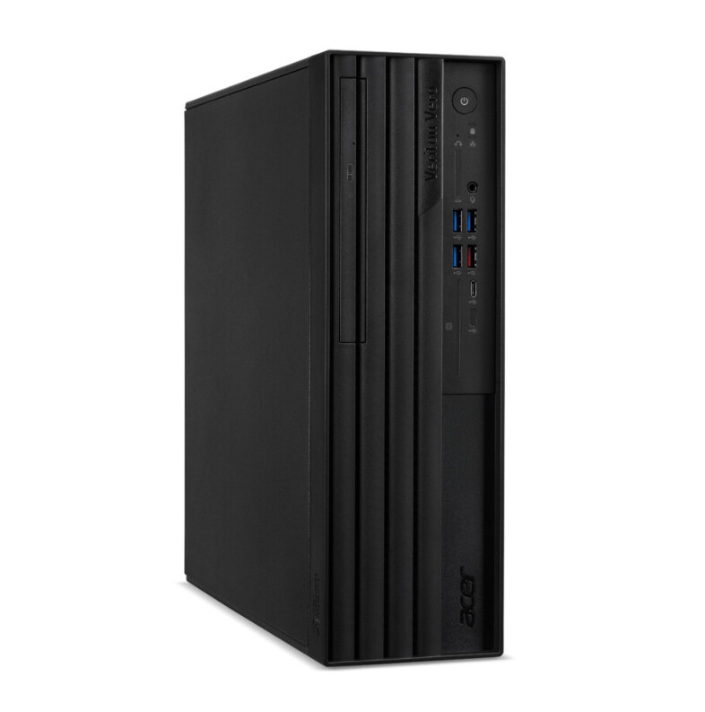 Настолен компютър - Acer Veriton, VX4720GT Core i5- 14400 (up to 4.7GHz, 20MB), 1*16GB DDR5, 512GB SSD M.2, DVD+RW, Intel UHD Graphics, TPM 2.0, GLAN, 300W 80PLUS Bronze, KBD& Mouse USB, No OS, 3Y warranty + Acer Vero V247YGbmipx, 23.8''